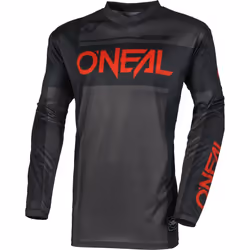 Oneal Element Racewear Maillot de motocross, noir-gris-rouge, taille XL pour Hommes