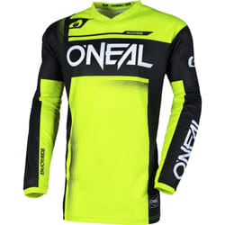 Oneal Element Racewear Maillot de motocross, noir-jaune, taille L pour Hommes