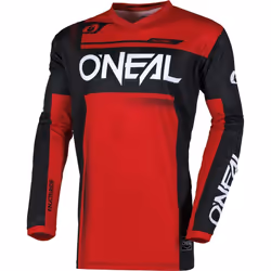 Oneal Element Racewear Maillot de motocross, noir-rouge, taille M pour Hommes