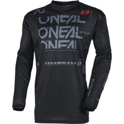 Oneal Element Static Maillot de motocross, noir-gris, taille L pour Hommes