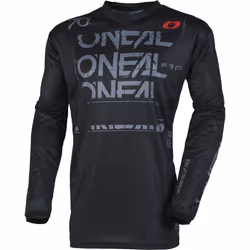 Oneal Element Static Maillot de motocross, noir-gris, taille XL pour Hommes