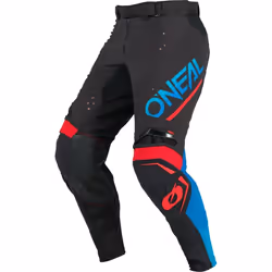 Oneal Prodigy Five Four Pantalons de motocross, noir-rouge-bleu, taille 36 pour Hommes