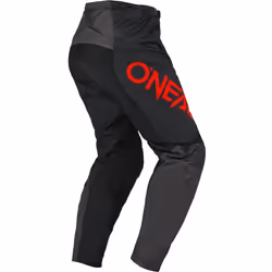 Oneal Element Racewear Pantalons de motocross, noir-gris-rouge, taille 28 pour Hommes