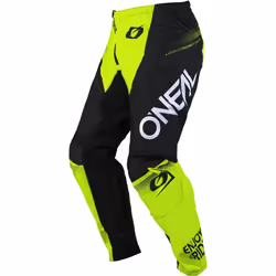 Oneal Element Racewear Pantalons de motocross, noir-jaune, taille 32 pour Hommes