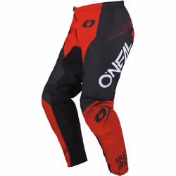 Oneal Element Racewear Pantalons de motocross, noir-rouge, taille 28 pour Hommes