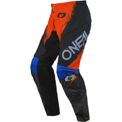 Oneal Element Shocker Pantalons de motocross, noir-orange, taille 40 pour Hommes