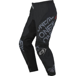 Oneal Element Static Pantalons de motocross, noir-gris, taille 30 pour Hommes