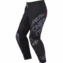 Oneal Element Static Pantalons de motocross, noir-gris, taille 30 pour Hommes