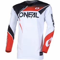 Oneal Hardwear Air Slam Maillot de motocross, noir-blanc-rouge, taille XL pour Hommes