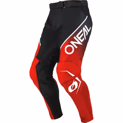 Oneal Hardwear Air Slam Pantalons de motocross, noir-rouge, taille 34 pour Hommes