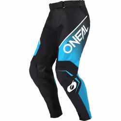 Oneal Hardwear Air Slam Pantalons de motocross, noir-turquoise, taille 32 pour Hommes