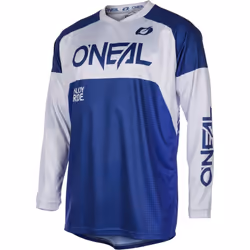 Oneal Matrix Ridewear Maillot de motocross, gris-bleu, taille L pour Hommes