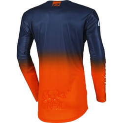 Oneal Mayhem Hexx Maillot de motocross, bleu-orange, taille M pour Hommes
