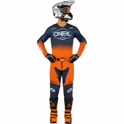 Oneal Mayhem Hexx Maillot de motocross, bleu-orange, taille XL pour Hommes