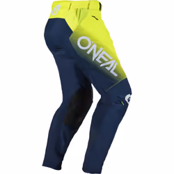 Oneal Mayhem Hexx Pantalons de motocross, bleu-jaune, taille 38 pour Hommes