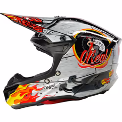 Oneal 5SRS Polyacrylite HR Casque de motocross, multicolore, taille L pour Hommes