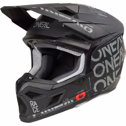 Oneal 3SRS Static Casque de motocross, noir-gris, taille XL pour Hommes