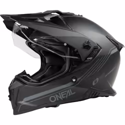 Oneal A-SRS Solid Casque de motocross, noir, taille XL pour Hommes