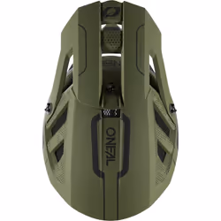 Oneal Blade Polyacrylite Strike Casque de descente, noir-vert, taille XL pour Hommes