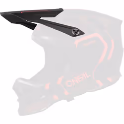 Oneal Blade Polyacrylite Strike Casque Peak, noir-rouge pour Hommes