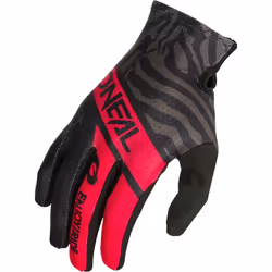 Oneal Matrix Shocker Gants de motocross, noir-rouge, taille M pour Hommes