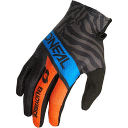 Oneal Matrix Shocker Gants de motocross, noir-bleu-orange, taille L pour Hommes
