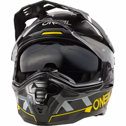 Oneal D-SRS Square V.25 Casque de motocross, noir-gris-jaune, taille S pour Hommes - Vue supplémentaire 5