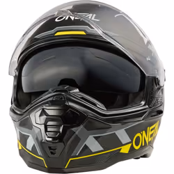 Oneal D-SRS Square V.25 Casque de motocross, noir-gris-jaune, taille S pour Hommes - Vue supplémentaire 6