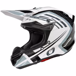 Oneal 5SRS Polyacrylite Spike Casque de motocross, noir-blanc, taille L pour Hommes