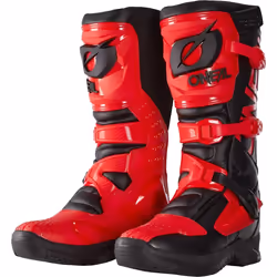 Oneal RSX Bottes de motocross, noir-rouge, taille 40 pour Hommes