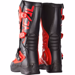 Oneal RSX Bottes de motocross, noir-rouge, taille 46 pour Hommes