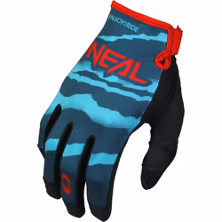 Oneal Mayhem Wild Gants de motocross, rouge-bleu, taille 2XL pour Hommes