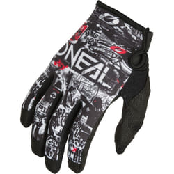 Oneal Mayhem Attack Gants de motocross, noir-blanc, taille L pour Hommes