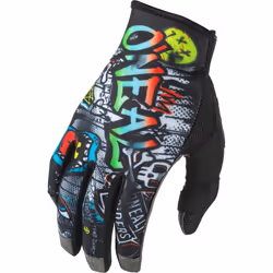 Oneal Mayhem Rancid Gants de motocross, noir-multicolore, taille 2XL pour Hommes