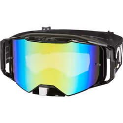 Oneal B-55 Cram Lunettes de motocross, blanc-bleu pour Hommes