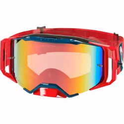 Oneal B-33 Bold Lunettes de motocross, rouge-bleu pour Hommes