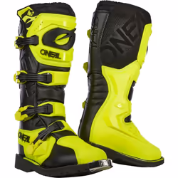 Oneal Rider Pro 2 Bottes de motocross, noir-jaune, taille 44 pour Hommes