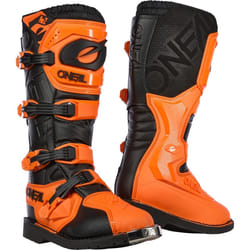 Oneal Rider Pro 2 Bottes de motocross, noir-orange, taille 48 pour Hommes