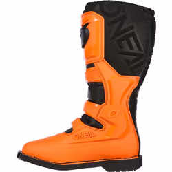 Oneal Rider Pro 2 Bottes de motocross, noir-orange, taille 48 pour Hommes
