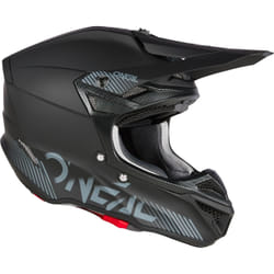 Oneal 5SRS Polyacrylite Solid V.25 Casque de motocross, noir-gris, taille M pour Hommes