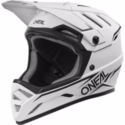 Oneal Backflip Solid Casque de descente, blanc, taille 2XL pour Hommes