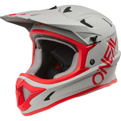 Oneal Sonus Casque de descente, gris-rouge, taille L pour Hommes