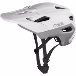 Oneal Trailfinder Evo Solid Casque de vélo, gris-blanc, taille S M pour Hommes