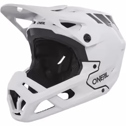 Oneal SL1 Crest Casque de descente, blanc, taille L pour Hommes