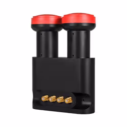 LNB Monobloc Quad - MEGASAT - DIAVOLO - Double Tête - 4 Sorties - 01dB