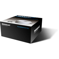 Megasat Kabel / Adapter câble coaxial 10 m F Blanc