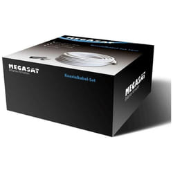 Megasat 100148 câble coaxial 50 m F Blanc