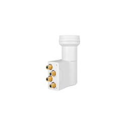 Megasat 401098 convertisseur abaisseur de fréquence Low Noise Block (LNB) 10,7 - 12,75 GHz Blanc