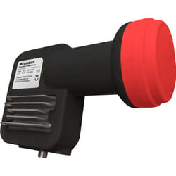 Doebis Unicable II LNB Diavolo convertisseur abaisseur de fréquence Low Noise Block (LNB) 10,7 - 12,75 GHz Noir, Rouge