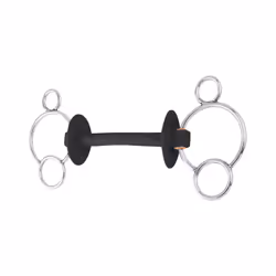 Mors 3 ou 4 anneaux pour cheval extra doux Beris Prime